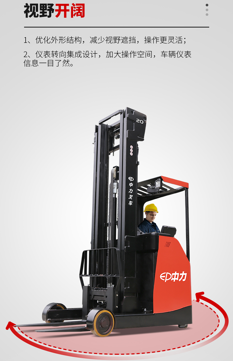 2噸前移式叉車(chē)